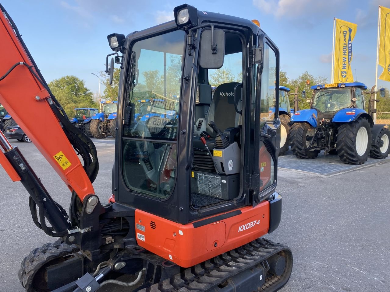 Kettenbagger typu Kubota KX037-4 graafmachine, Gebrauchtmaschine w Heerenveen (Zdjęcie 9)