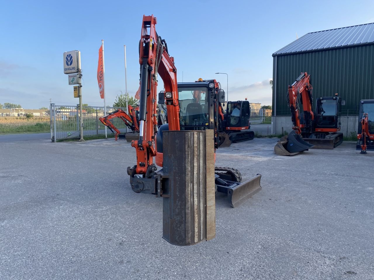 Kettenbagger des Typs Kubota KX037-4 graafmachine, Gebrauchtmaschine in Heerenveen (Bild 8)