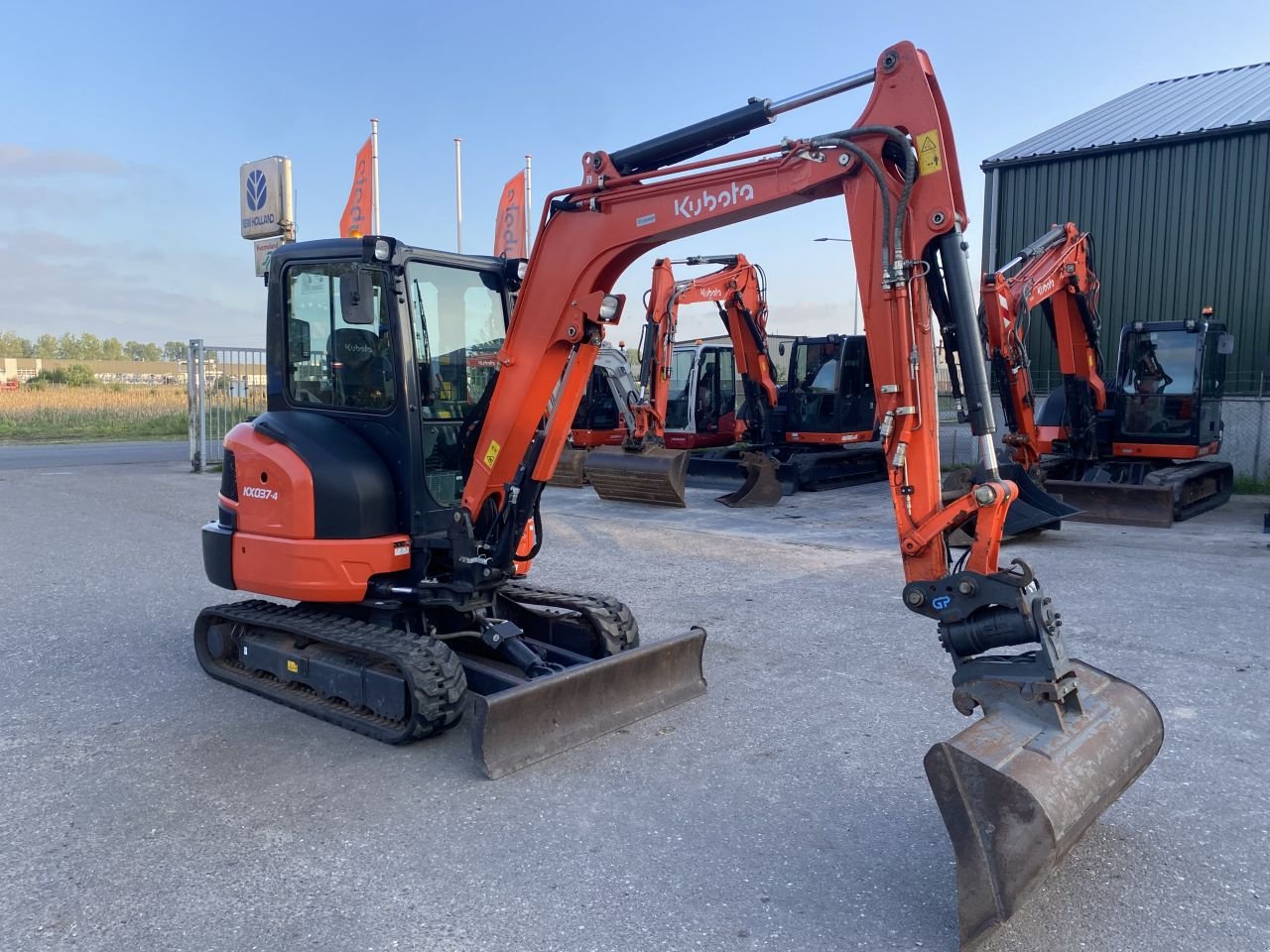 Kettenbagger van het type Kubota KX037-4 graafmachine, Gebrauchtmaschine in Heerenveen (Foto 1)