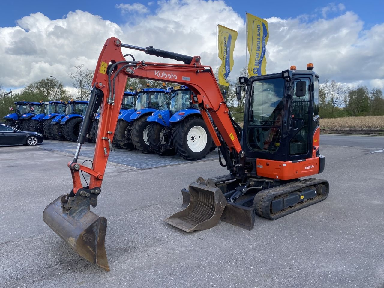 Kettenbagger Türe ait Kubota KX037-4, Gebrauchtmaschine içinde Heerenveen (resim 4)