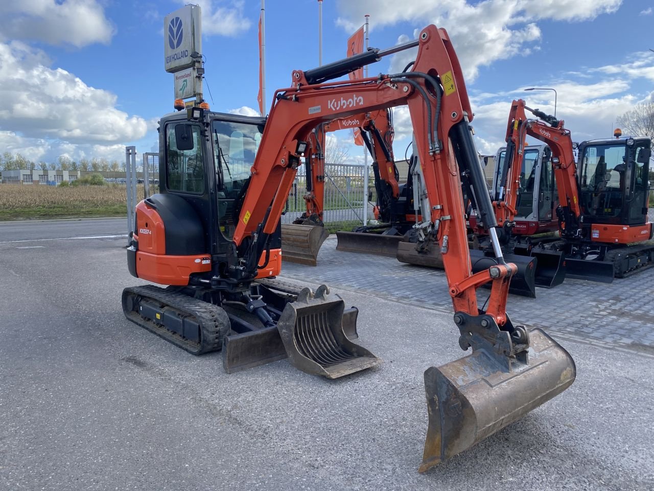 Kettenbagger van het type Kubota KX037-4, Gebrauchtmaschine in Heerenveen (Foto 1)