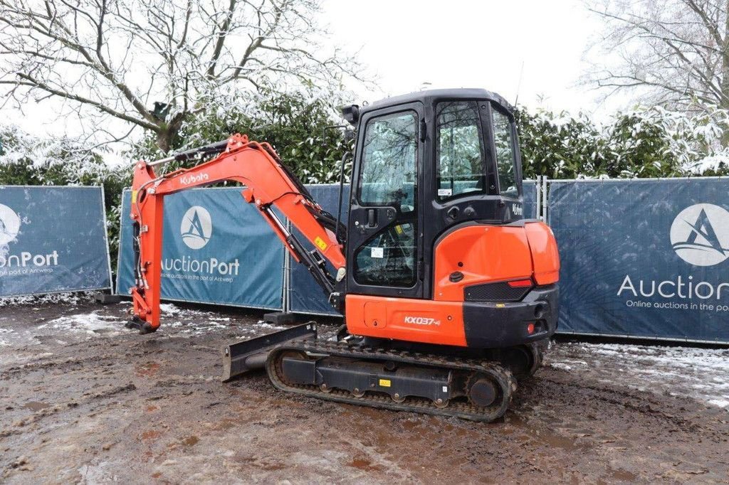 Kettenbagger des Typs Kubota KX037-4, Gebrauchtmaschine in Antwerpen (Bild 3)