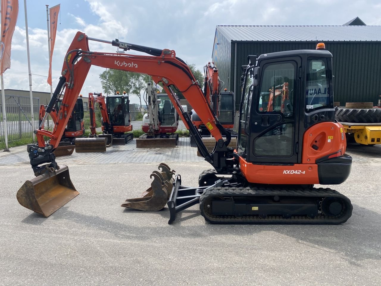 Kettenbagger del tipo Kubota KX042-4, Gebrauchtmaschine en Heerenveen (Imagen 2)