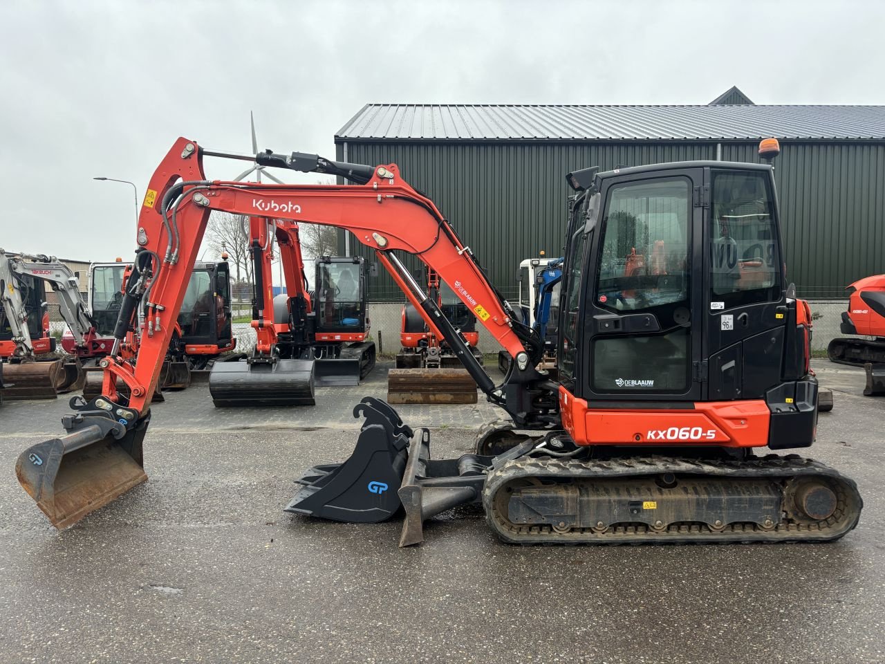 Kettenbagger des Typs Kubota KX060-5, Gebrauchtmaschine in Heerenveen (Bild 2)