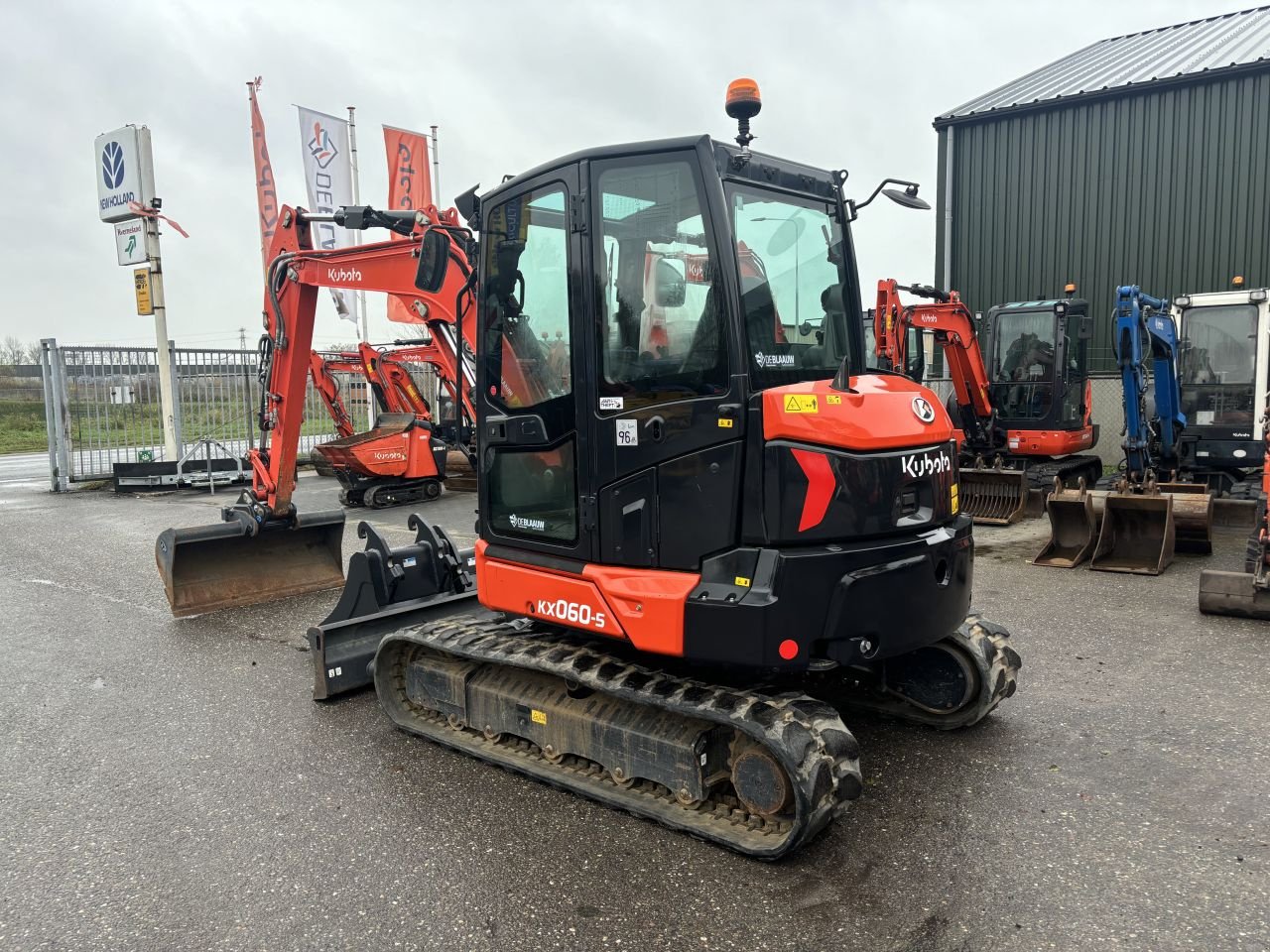 Kettenbagger des Typs Kubota KX060-5, Gebrauchtmaschine in Heerenveen (Bild 3)