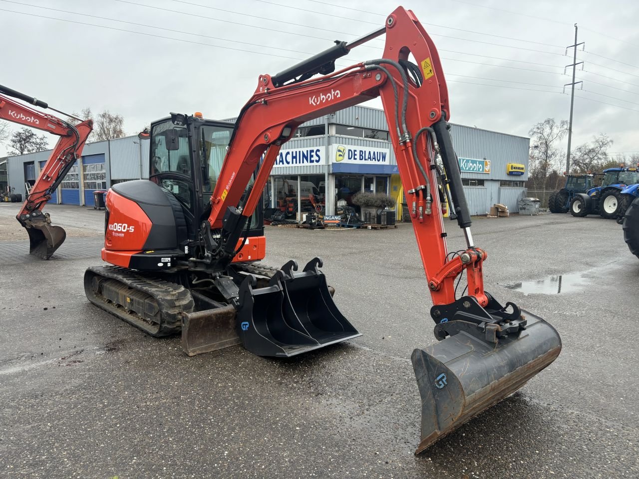 Kettenbagger des Typs Kubota KX060-5, Gebrauchtmaschine in Heerenveen (Bild 6)