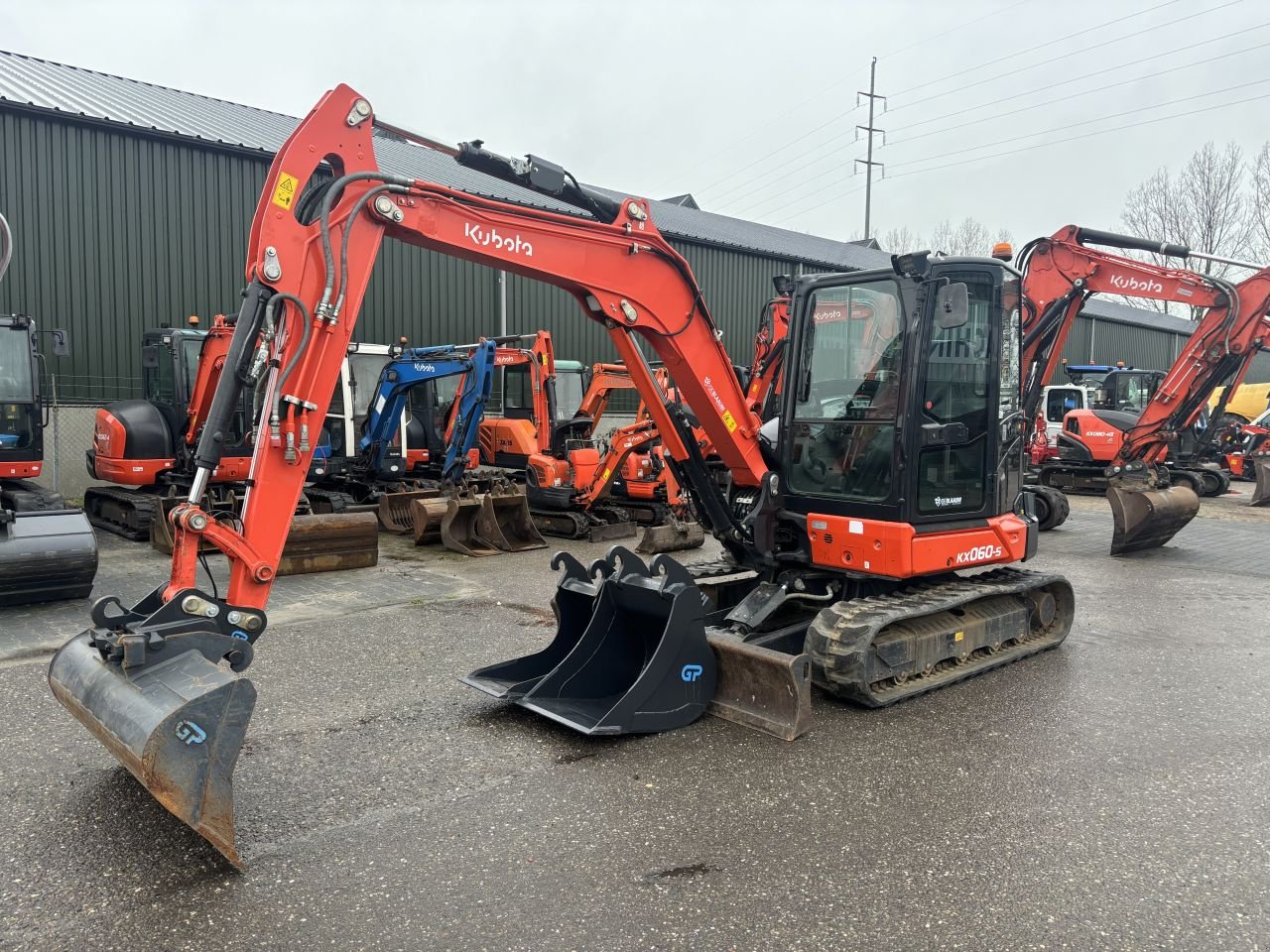 Kettenbagger des Typs Kubota KX060-5, Gebrauchtmaschine in Heerenveen (Bild 1)