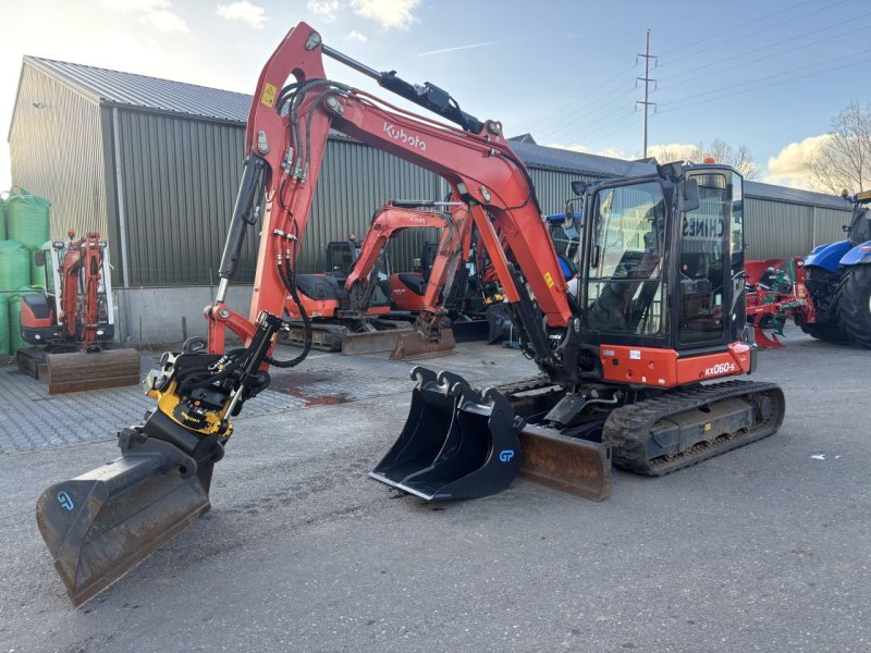 Kettenbagger Türe ait Kubota KX060-5, Gebrauchtmaschine içinde Heerenveen (resim 1)