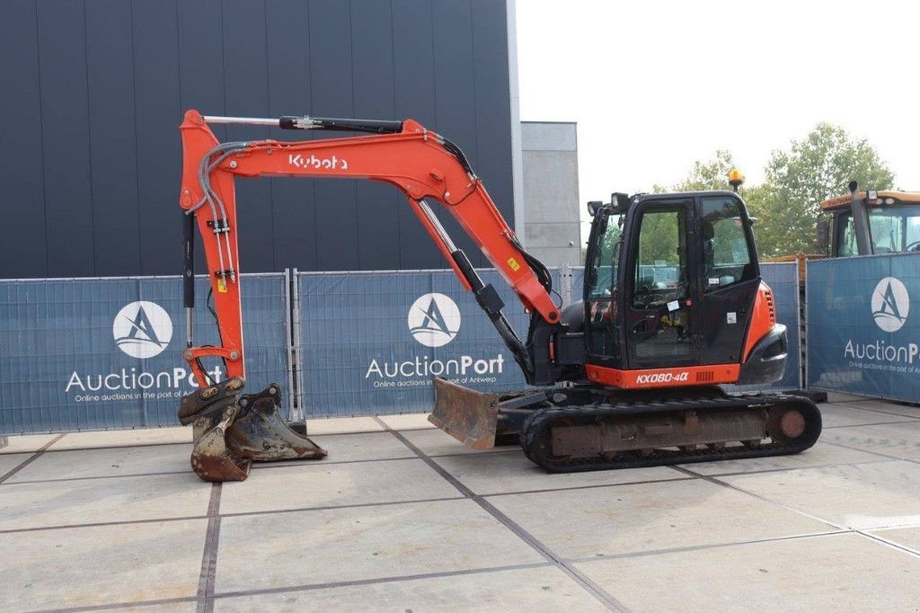 Kettenbagger du type Kubota KX080-4&alpha;, Gebrauchtmaschine en Antwerpen (Photo 1)