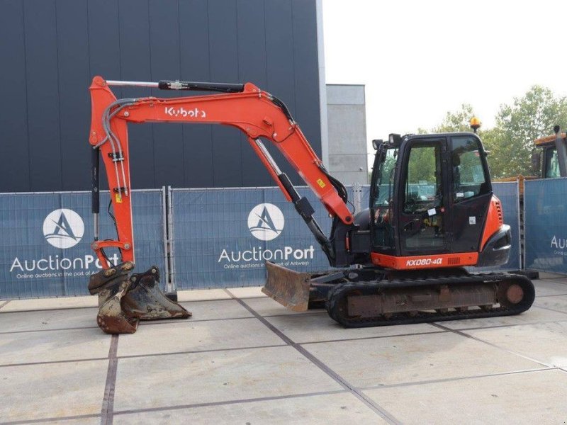 Kettenbagger des Typs Kubota KX080-4&alpha;, Gebrauchtmaschine in Antwerpen (Bild 1)