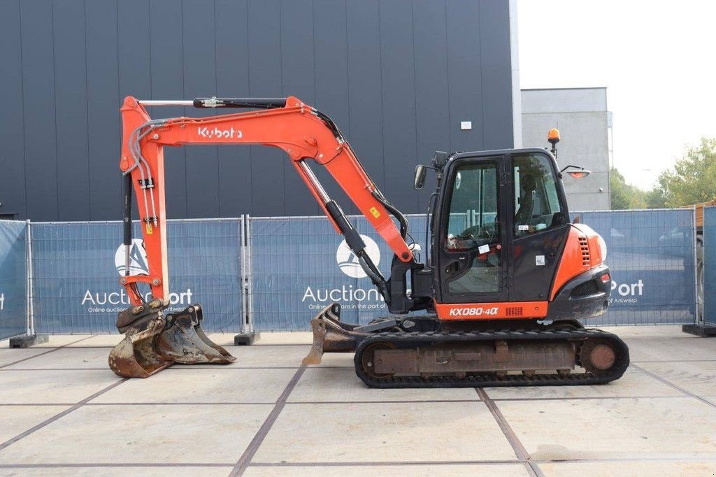 Kettenbagger van het type Kubota KX080-4&alpha;, Gebrauchtmaschine in Antwerpen (Foto 2)