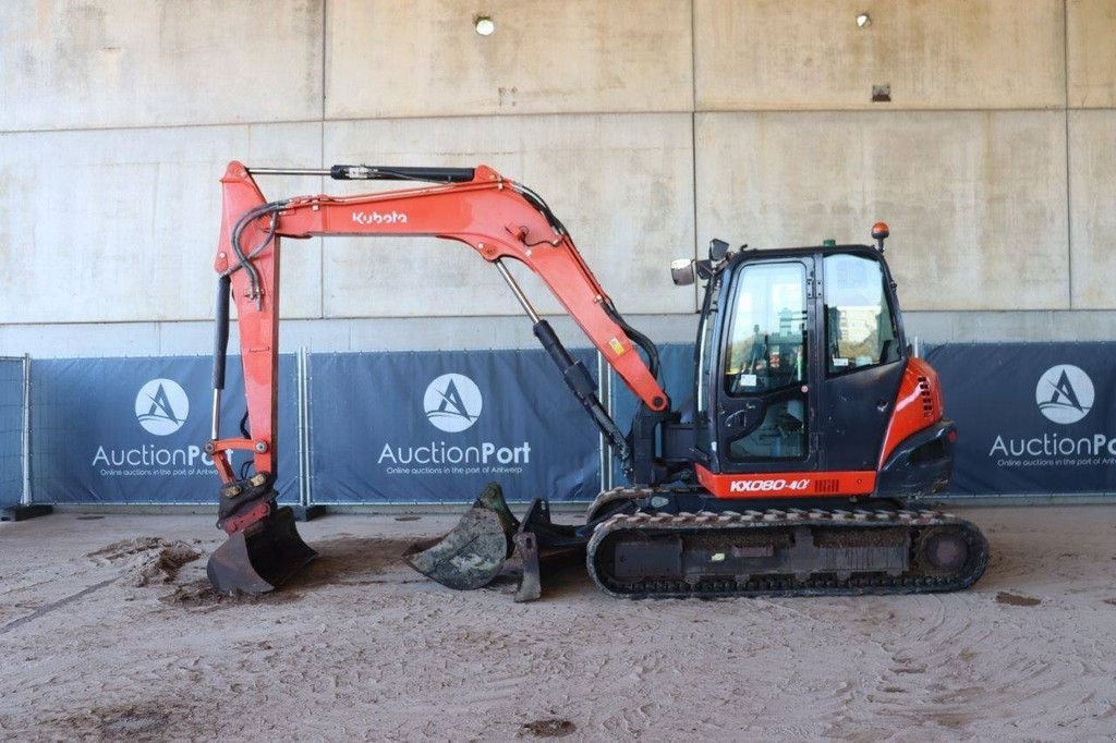 Kettenbagger del tipo Kubota KX080-4&alpha;, Gebrauchtmaschine en Antwerpen (Imagen 2)