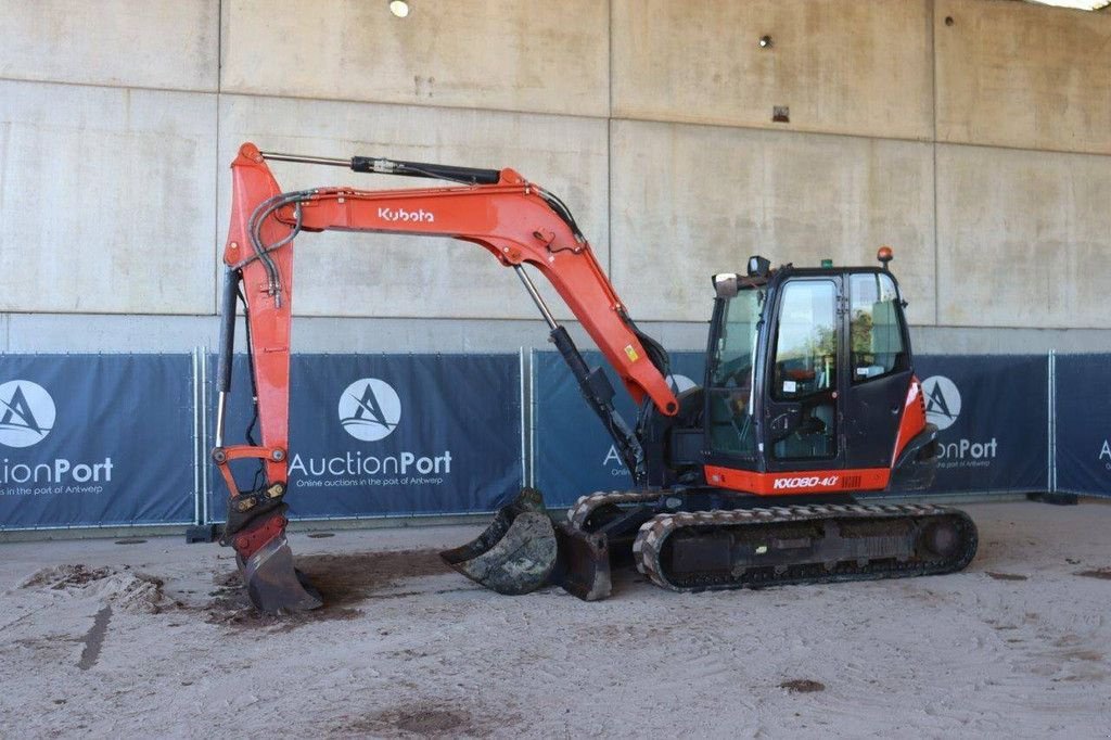 Kettenbagger van het type Kubota KX080-4&alpha;, Gebrauchtmaschine in Antwerpen (Foto 1)