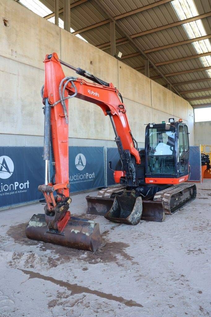 Kettenbagger del tipo Kubota KX080-4&alpha;, Gebrauchtmaschine en Antwerpen (Imagen 10)