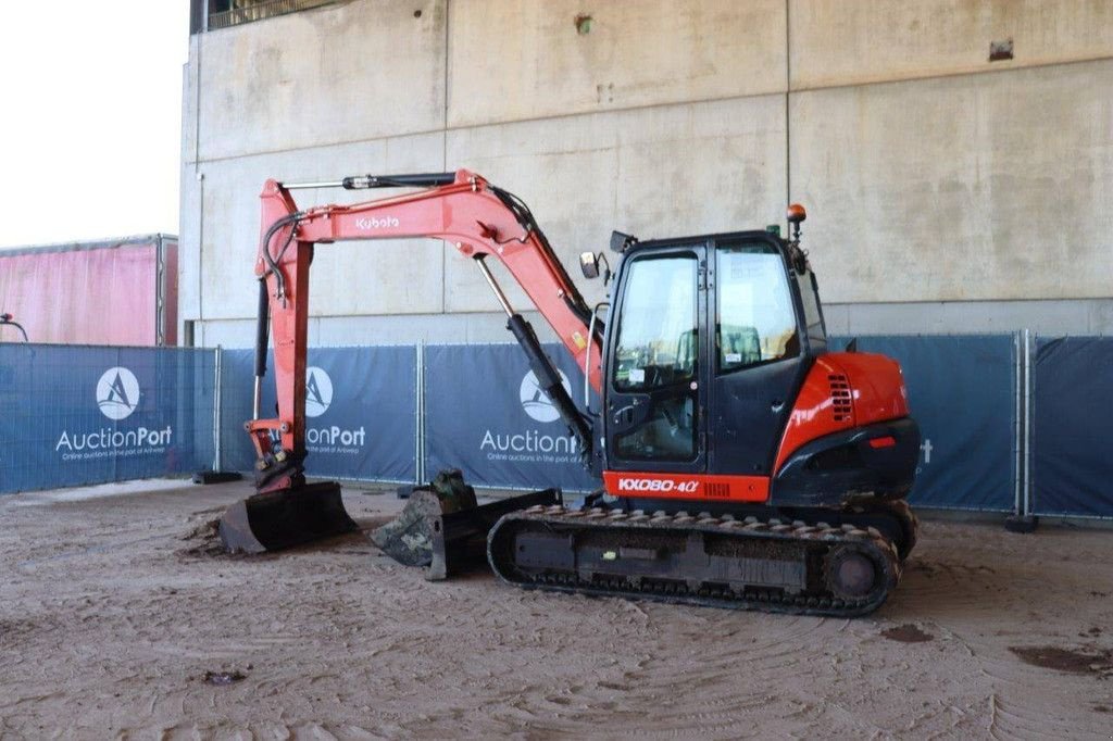 Kettenbagger van het type Kubota KX080-4&alpha;, Gebrauchtmaschine in Antwerpen (Foto 3)