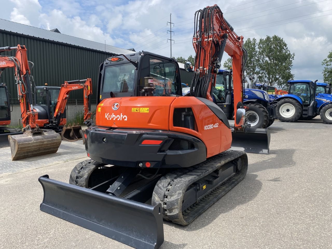 Kettenbagger van het type Kubota KX080-4 alpha2, Gebrauchtmaschine in Heerenveen (Foto 4)