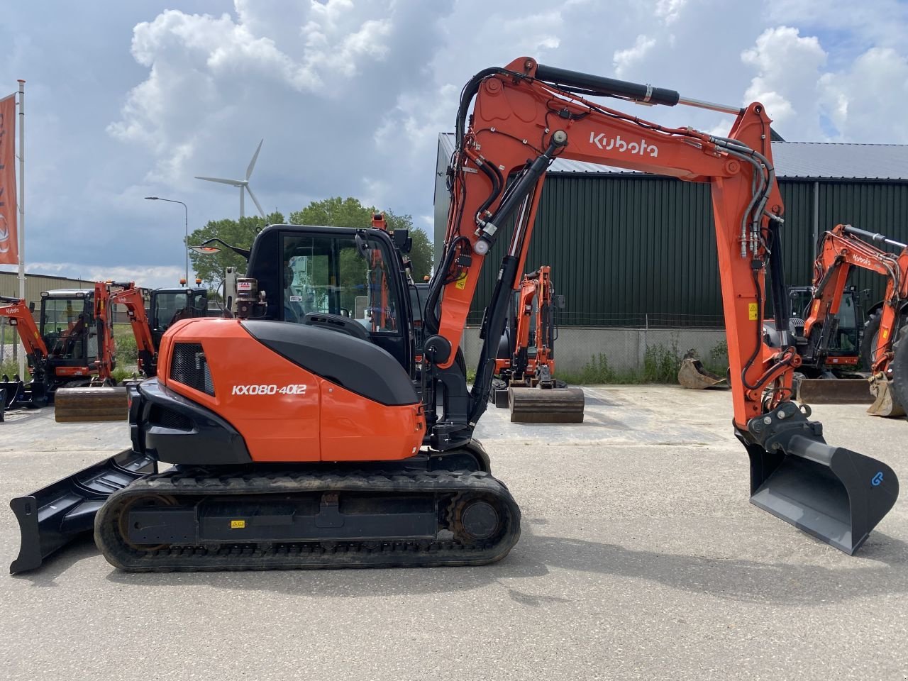 Kettenbagger del tipo Kubota KX080-4 alpha2, Gebrauchtmaschine In Heerenveen (Immagine 5)