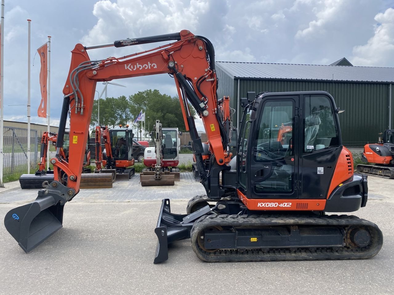 Kettenbagger typu Kubota KX080-4 alpha2, Gebrauchtmaschine w Heerenveen (Zdjęcie 2)