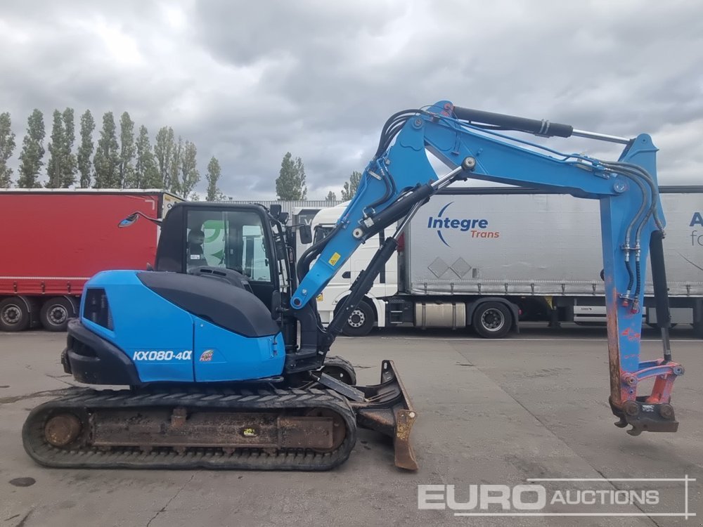 Kettenbagger van het type Kubota KX080-4, Gebrauchtmaschine in Dormagen (Foto 2)