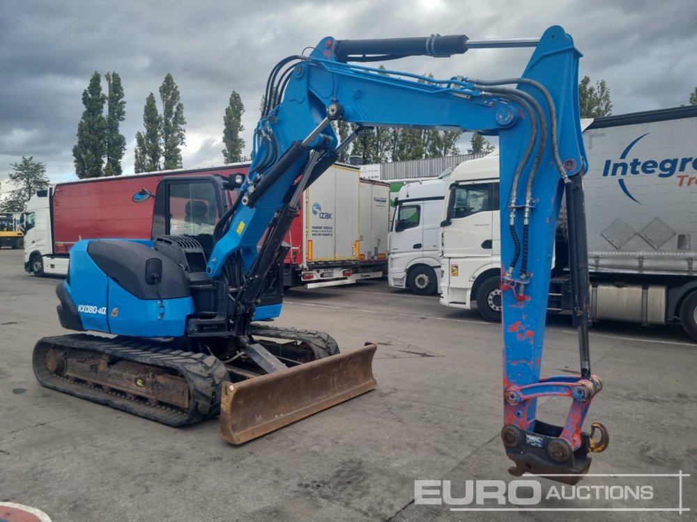 Kettenbagger van het type Kubota KX080-4, Gebrauchtmaschine in Dormagen (Foto 3)