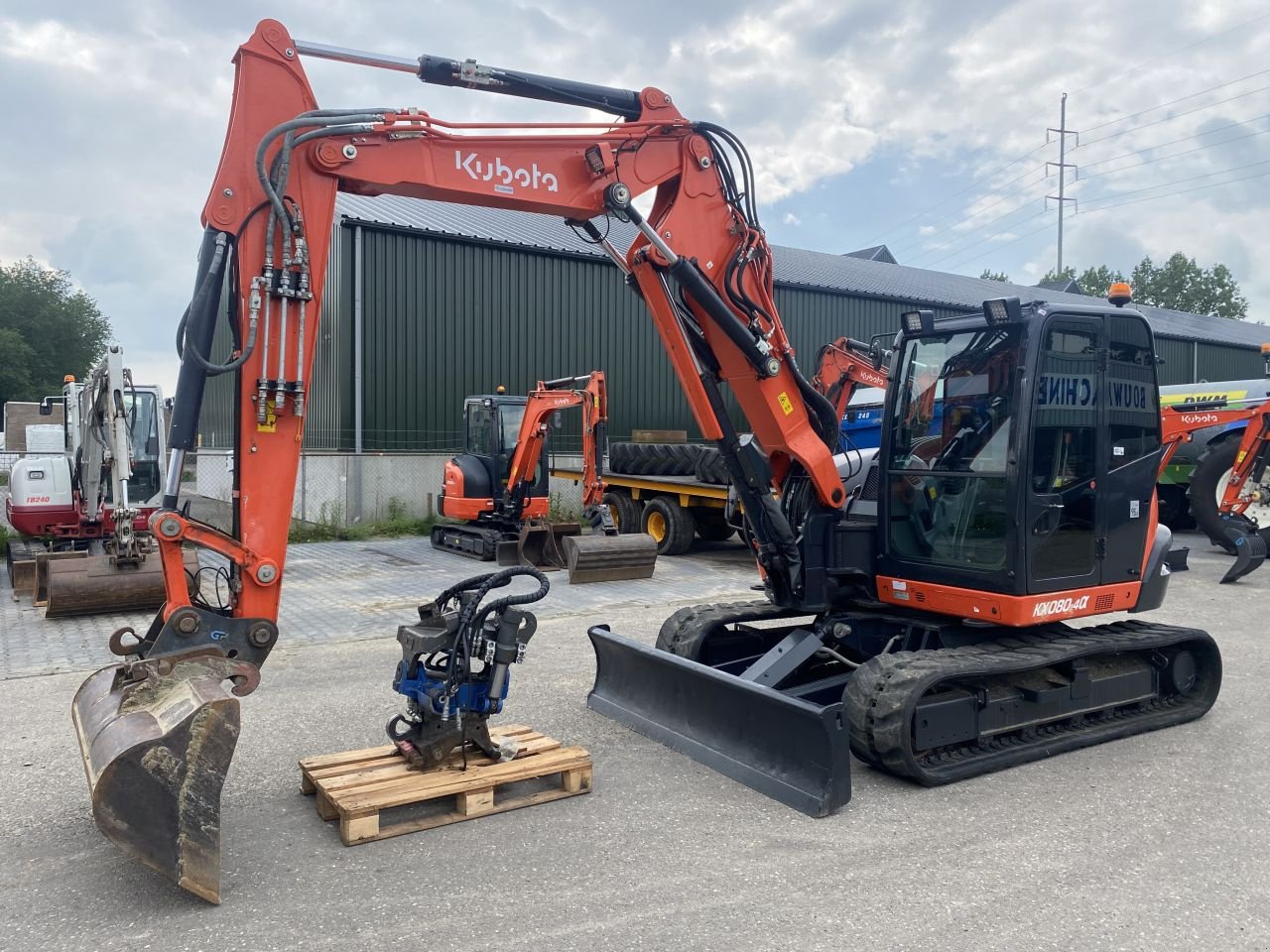 Kettenbagger типа Kubota KX080-4, Gebrauchtmaschine в Heerenveen (Фотография 1)