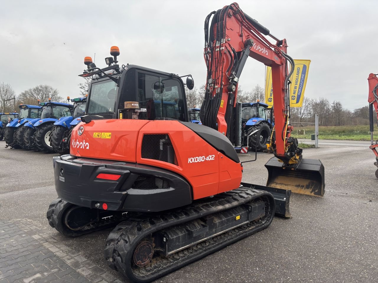 Kettenbagger of the type Kubota KX080-4, Gebrauchtmaschine in Heerenveen (Picture 4)