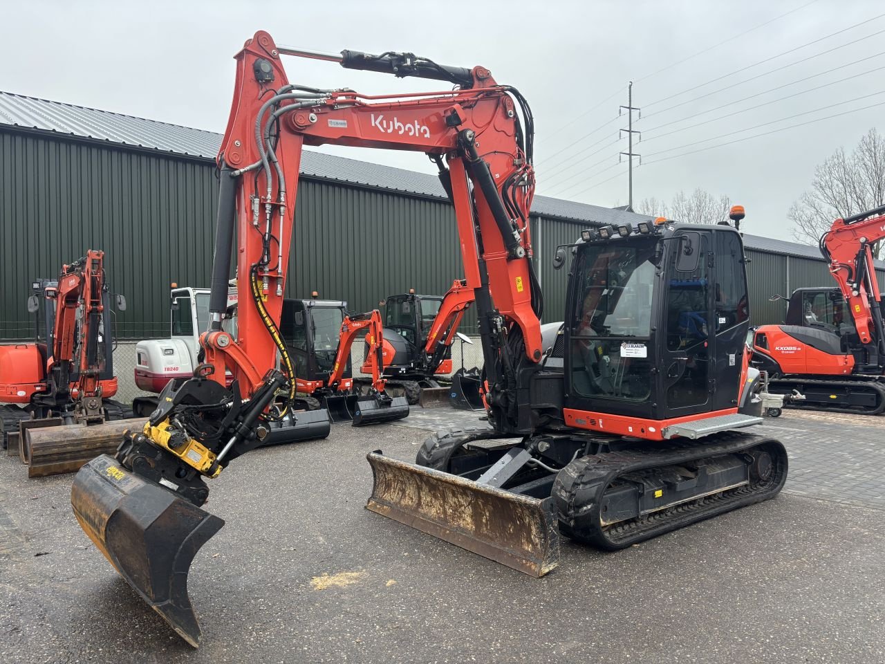 Kettenbagger of the type Kubota KX080-4, Gebrauchtmaschine in Heerenveen (Picture 1)