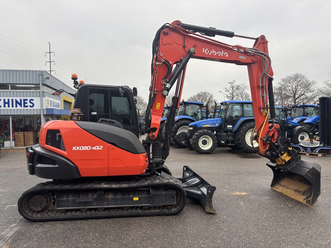 Kettenbagger of the type Kubota KX080-4, Gebrauchtmaschine in Heerenveen (Picture 5)