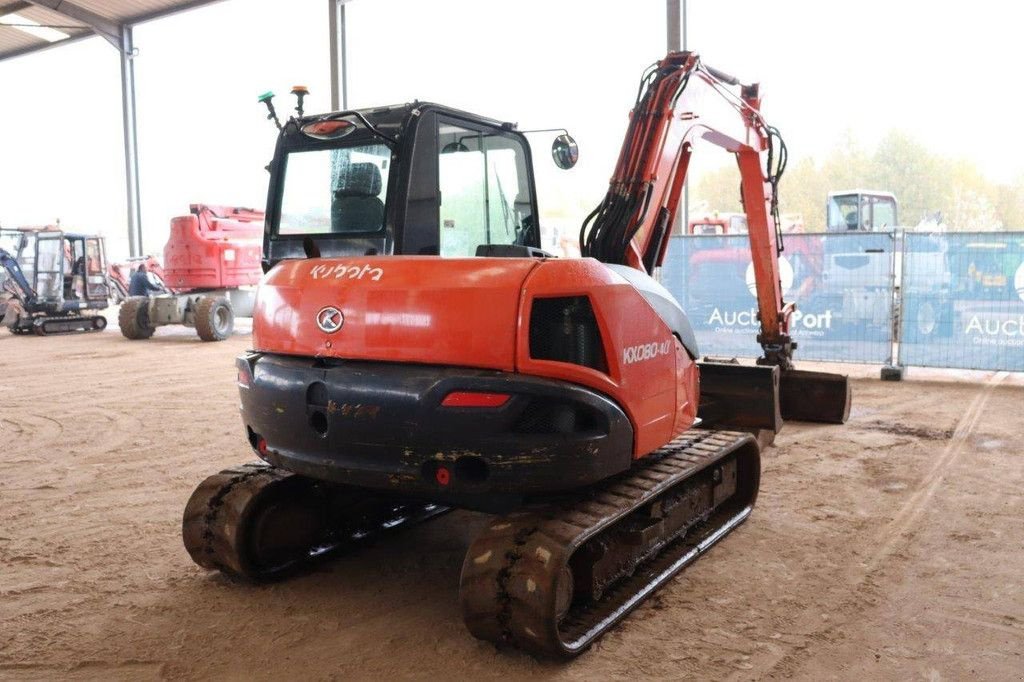 Kettenbagger van het type Kubota KX080-4, Gebrauchtmaschine in Antwerpen (Foto 7)