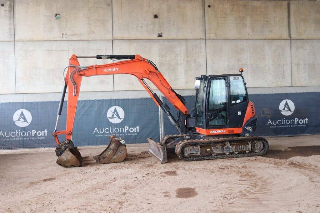 Kettenbagger tip Kubota KX080-4, Gebrauchtmaschine in Antwerpen (Poză 1)