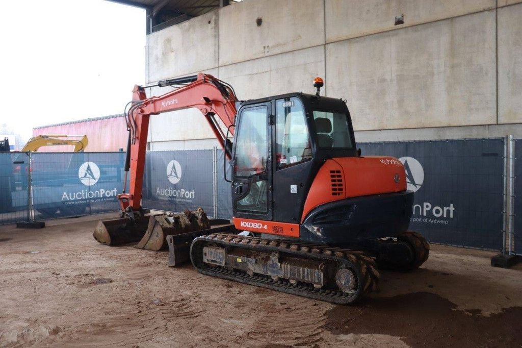 Kettenbagger tip Kubota KX080-4, Gebrauchtmaschine in Antwerpen (Poză 3)