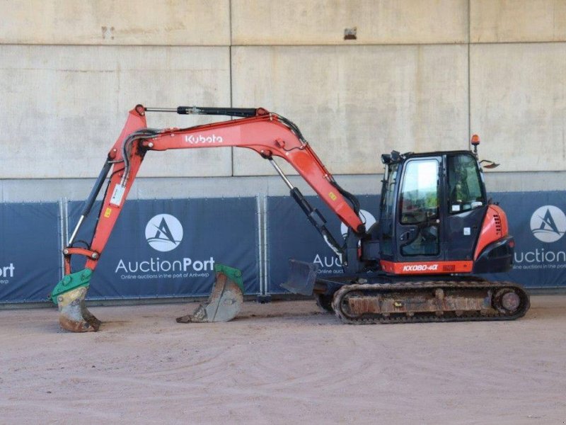 Kettenbagger typu Kubota KX080-4a, Gebrauchtmaschine v Antwerpen (Obrázek 1)