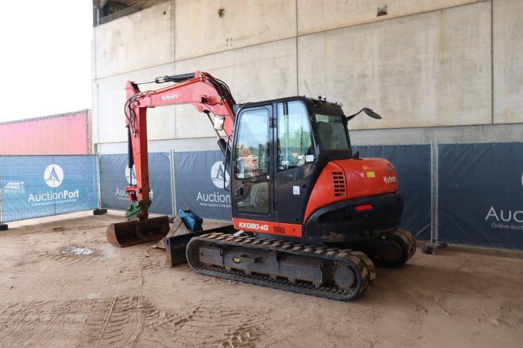 Kettenbagger tip Kubota KX080-4a, Gebrauchtmaschine in Antwerpen (Poză 3)