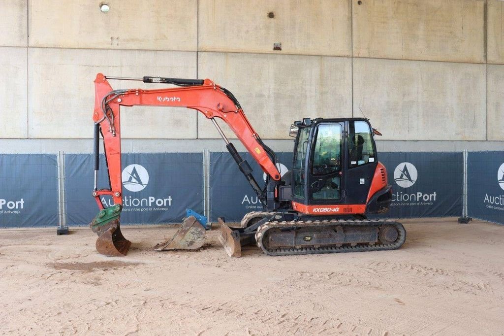 Kettenbagger del tipo Kubota KX080-4a, Gebrauchtmaschine en Antwerpen (Imagen 1)