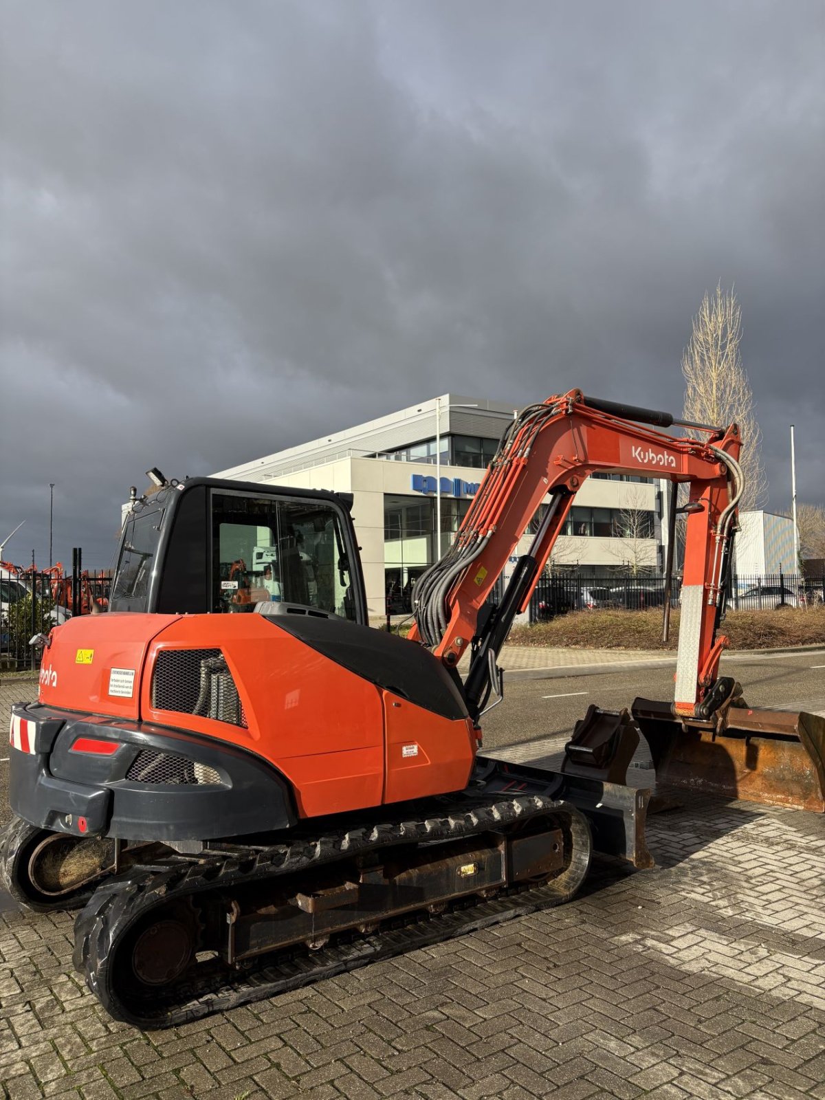 Kettenbagger Türe ait Kubota KX080-4a, Gebrauchtmaschine içinde Vlaardingen (resim 8)