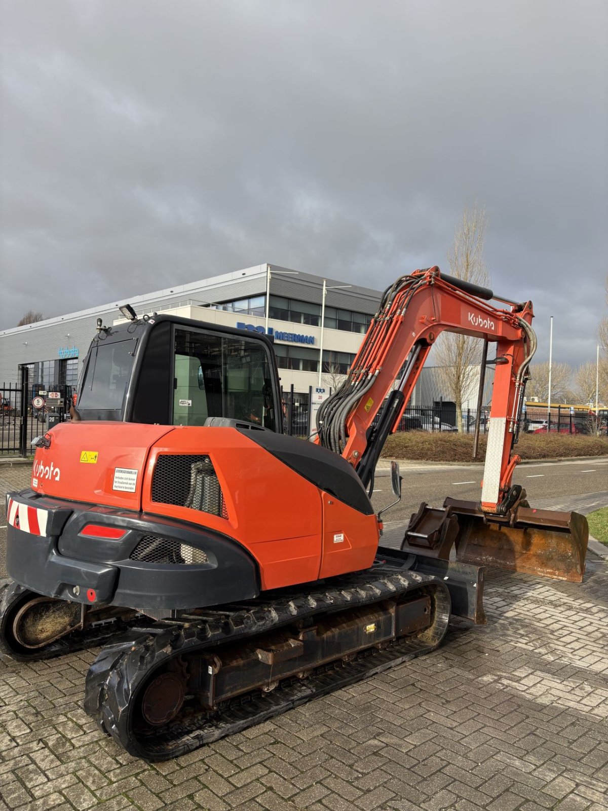 Kettenbagger Türe ait Kubota KX080-4a, Gebrauchtmaschine içinde Vlaardingen (resim 4)