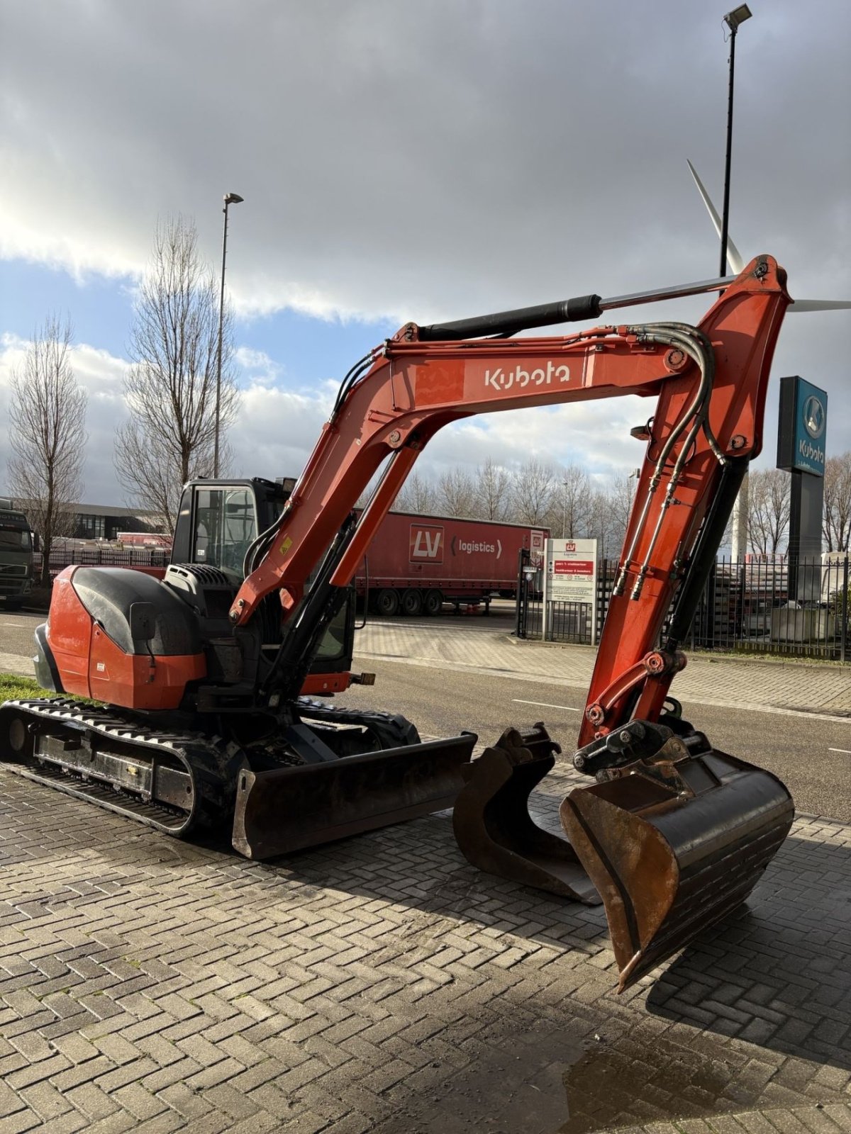 Kettenbagger Türe ait Kubota KX080-4a, Gebrauchtmaschine içinde Vlaardingen (resim 1)