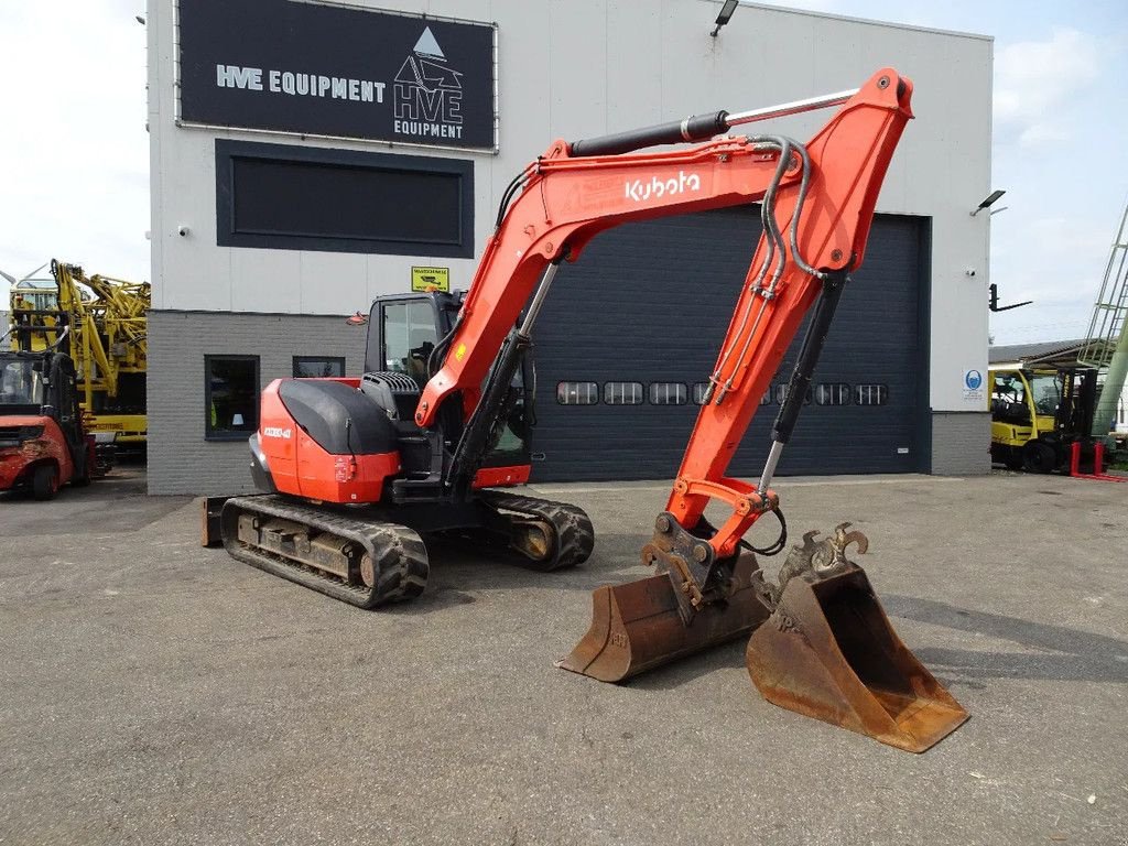 Kettenbagger del tipo Kubota KX080-4CX, Gebrauchtmaschine In Zutphen (Immagine 2)