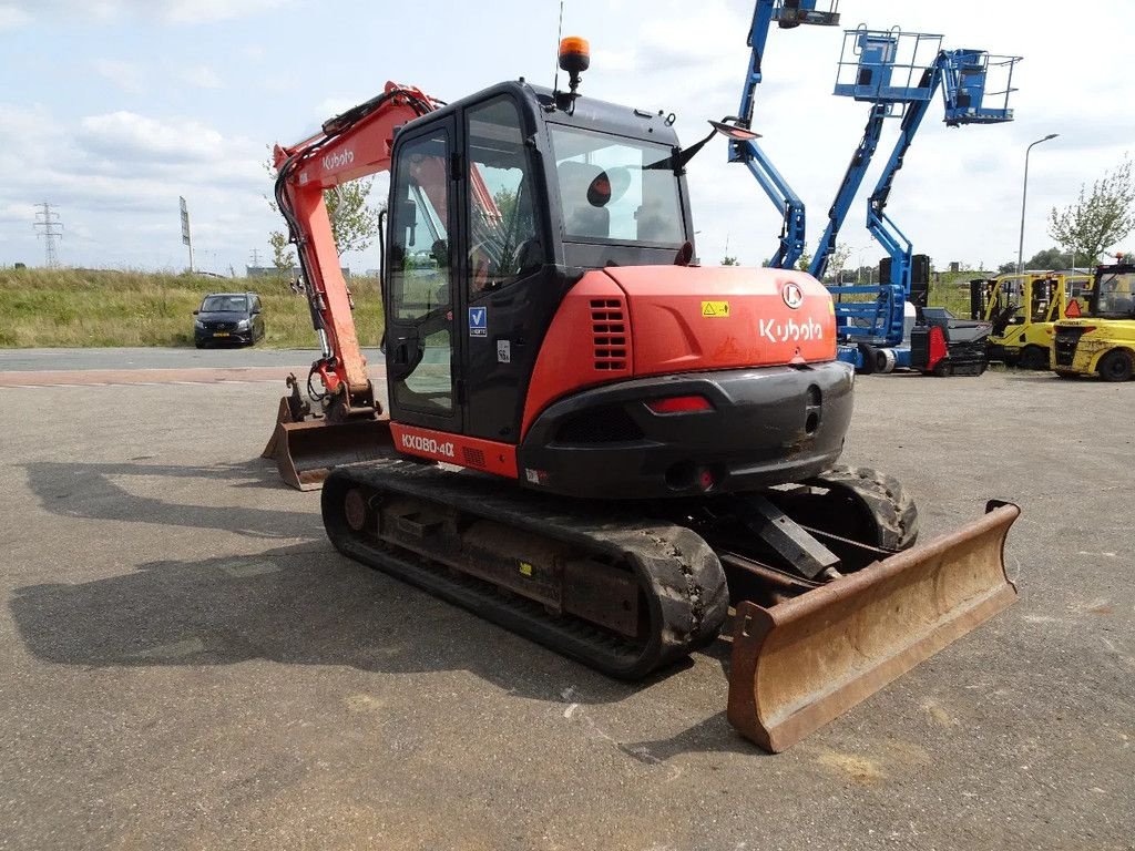 Kettenbagger del tipo Kubota KX080-4CX, Gebrauchtmaschine In Zutphen (Immagine 4)