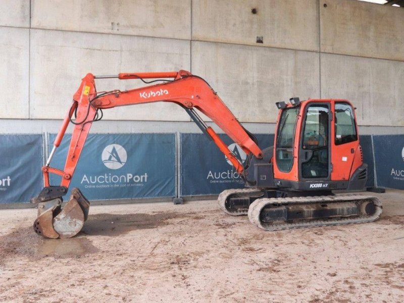 Kettenbagger del tipo Kubota KX080, Gebrauchtmaschine en Antwerpen (Imagen 1)