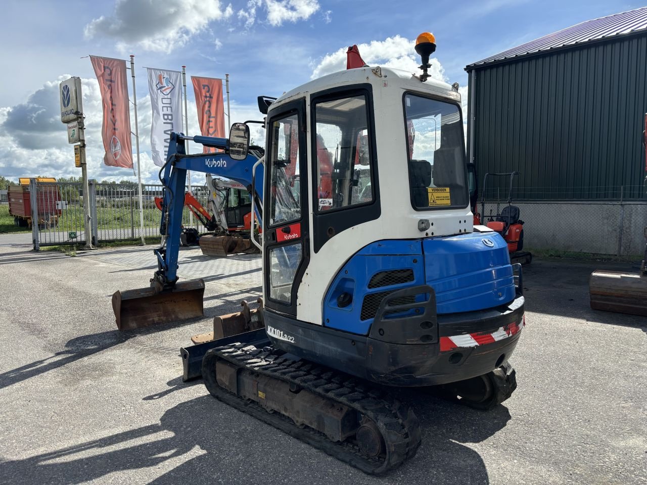 Kettenbagger des Typs Kubota KX101-3, Gebrauchtmaschine in Heerenveen (Bild 3)