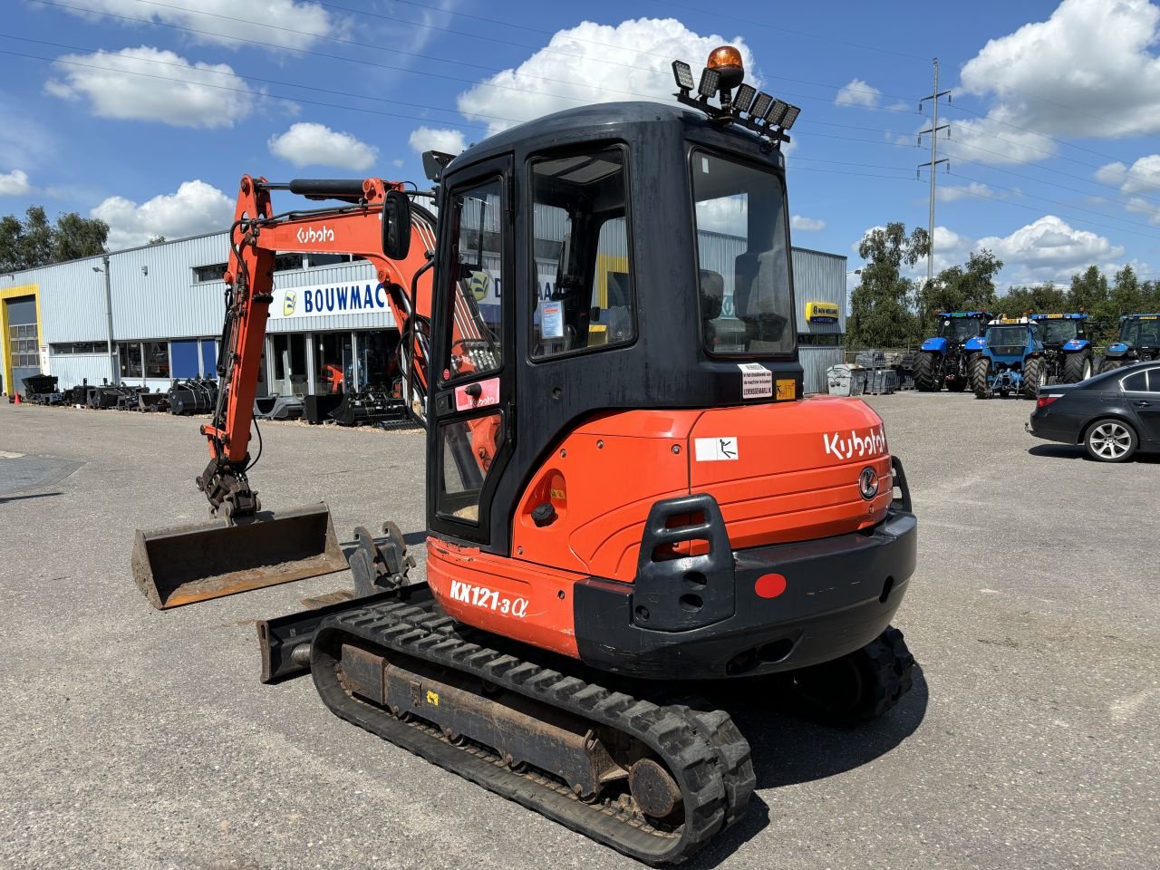 Kettenbagger Türe ait Kubota KX121-3, Gebrauchtmaschine içinde Heerenveen (resim 3)