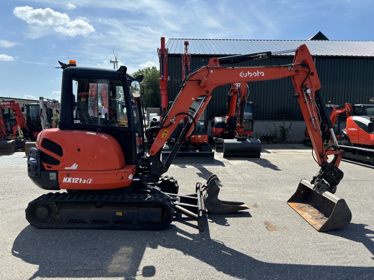 Kettenbagger tip Kubota KX121-3, Gebrauchtmaschine in Heerenveen (Poză 5)