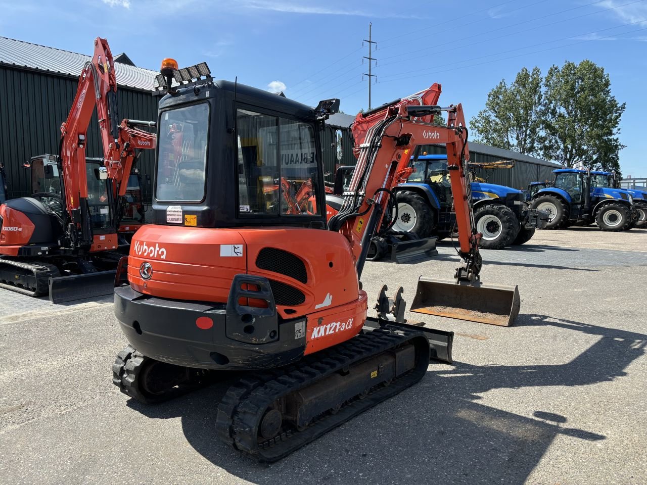 Kettenbagger du type Kubota KX121-3, Gebrauchtmaschine en Heerenveen (Photo 4)