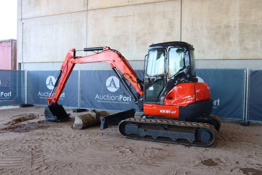 Kettenbagger des Typs Kubota KX161-3SZ, Gebrauchtmaschine in Antwerpen (Bild 3)