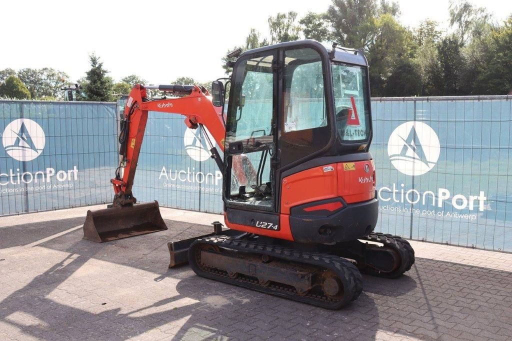 Kettenbagger del tipo Kubota U27-4, Gebrauchtmaschine en Antwerpen (Imagen 3)