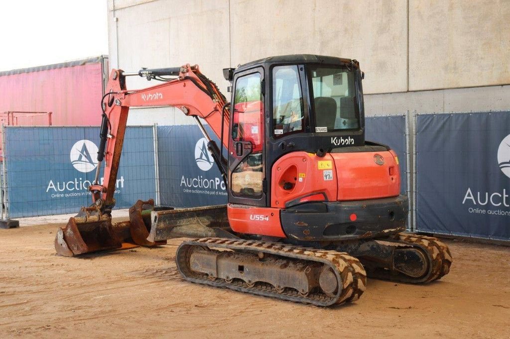 Kettenbagger del tipo Kubota U55-4, Gebrauchtmaschine en Antwerpen (Imagen 4)