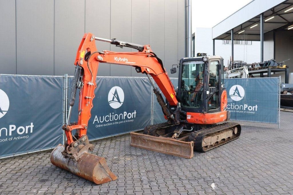 Kettenbagger des Typs Kubota U55-4, Gebrauchtmaschine in Antwerpen (Bild 9)