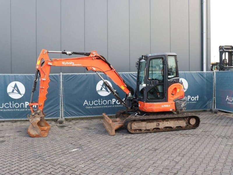 Kettenbagger des Typs Kubota U55-4, Gebrauchtmaschine in Antwerpen (Bild 1)