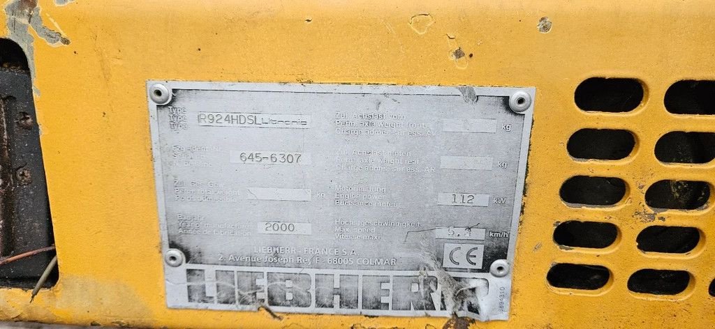 Kettenbagger del tipo Liebherr R924, Gebrauchtmaschine en Scharsterbrug (Imagen 11)